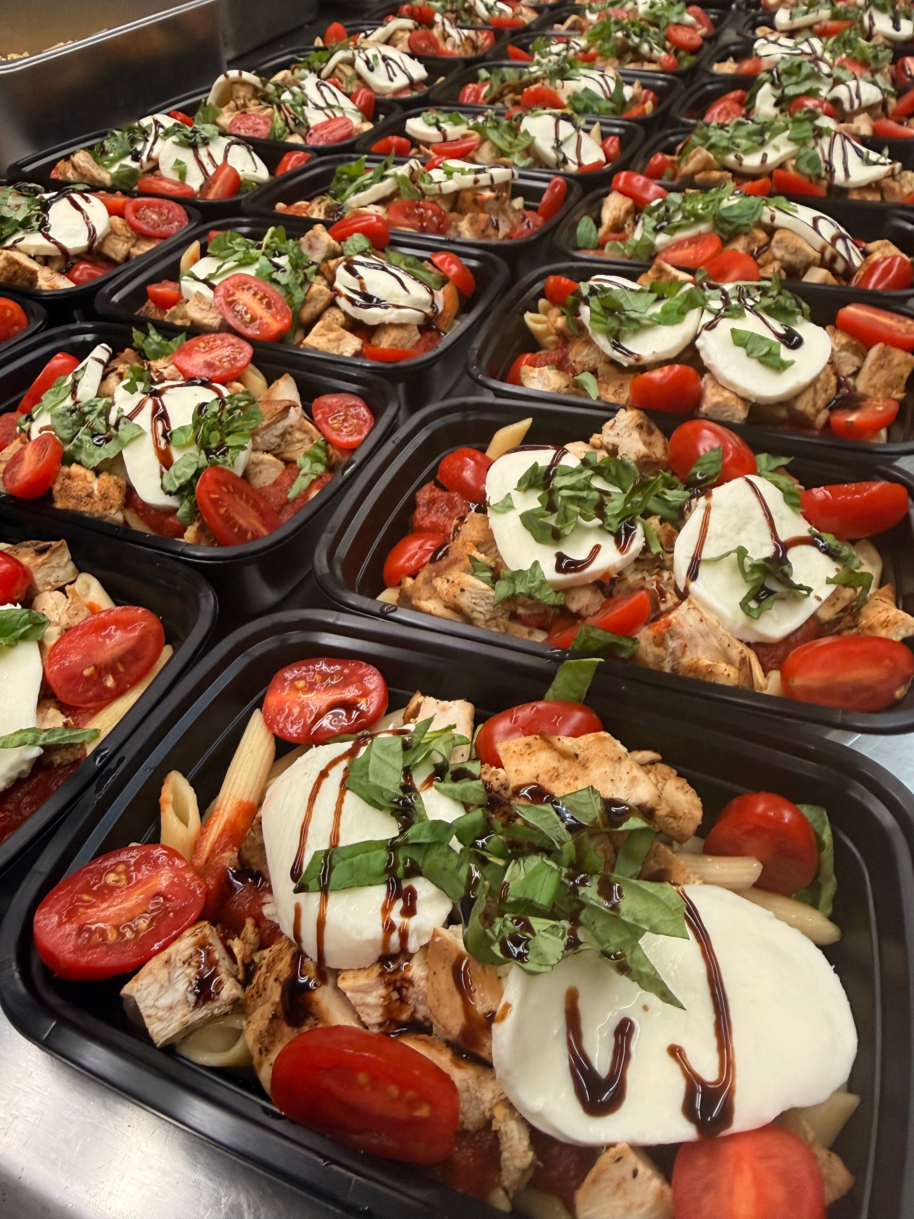 Caprese Chicken Penne Pasta